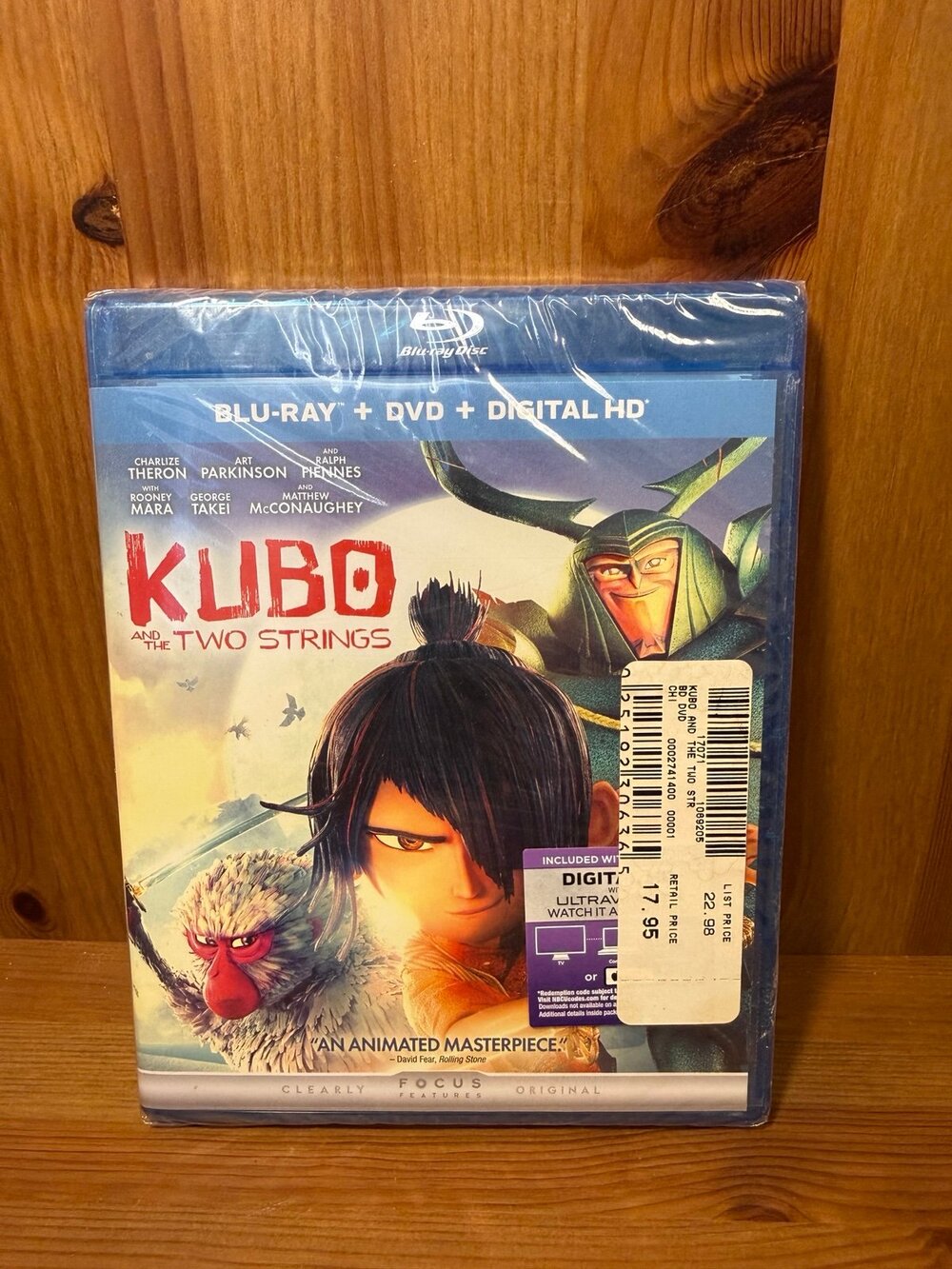 Kubo and the Two Strings Blu Ray DVD‎ Digital HD Combo Pack New Sealed